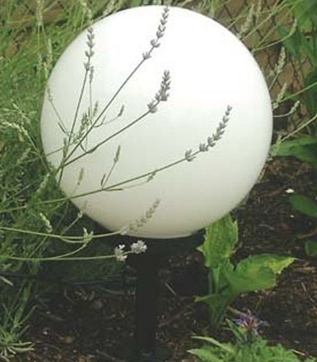 Garten Leuchtball High Q Ø30cm E27 weiß Erdspiess #3880 Garten Leuchtball High Q Ø30cm E27 weiß Erdspiess #3880 von Lichtideen.com