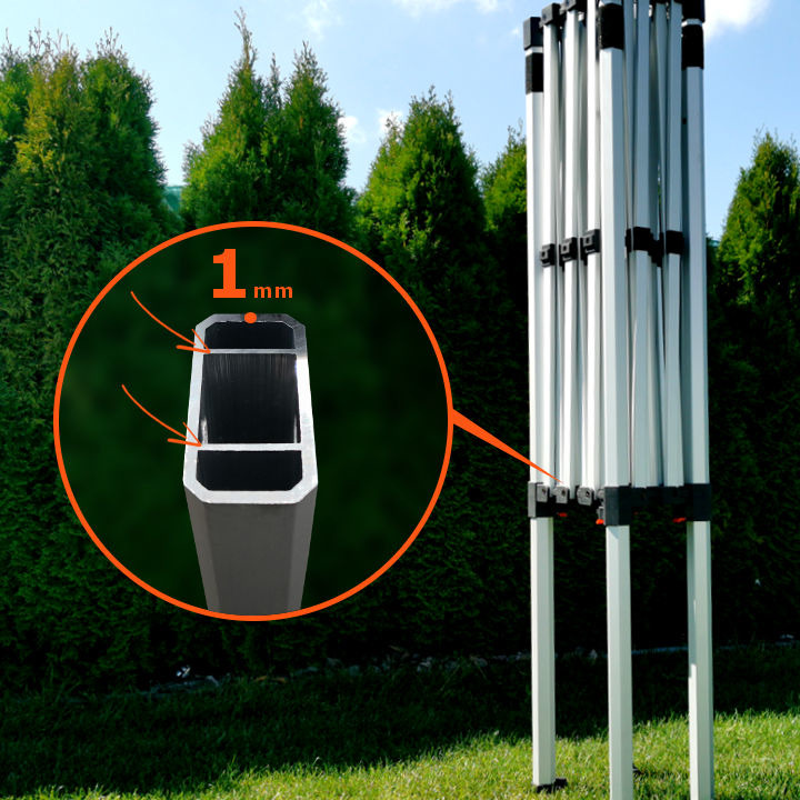 Gartenzelt 2x3m Exclusive Aluminium Rot Gartenzelt 2x3m Exclusive Aluminium Rot von Brimo