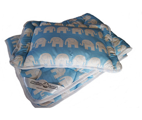 Babyset Steppbett + Kissen Schurwolle Babyset Steppbett + Kissen Schurwolle von MerinoLand