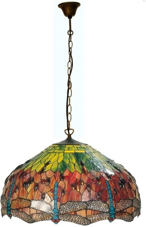 TIFFANY-Hänge-Lampe CHARLESTON TIFFANY-Hänge-Lampe CHARLESTON von STIL-EXCLUSIV