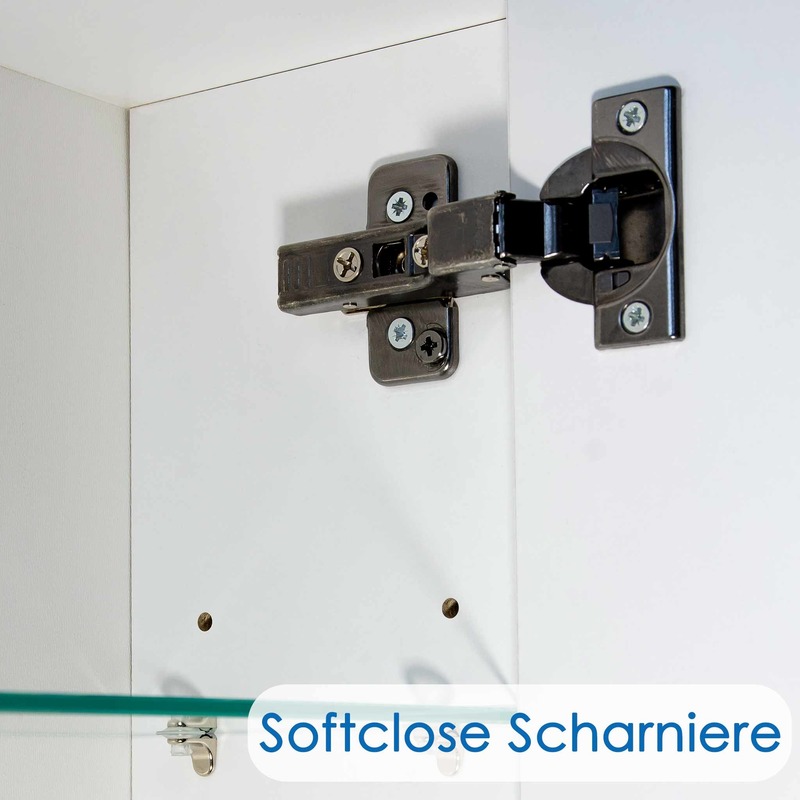 Spiegelschrank mit umlaufender LED Beleuchtung HAPA Design Milano 120cm von HAPA Design Shop