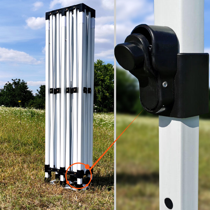 Verkaufszelt 3x6m Schwarz von Brimo