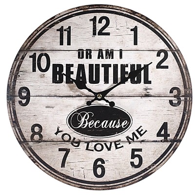 Wanduhr im Vintage Design mit diversen Sprüchen und Designs. Bringt Retro Style ins Zuhause Wanduhr im Vintage Design mit diversen Sprüchen und Designs. Bringt Retro Style ins Zuhause von K & S Living