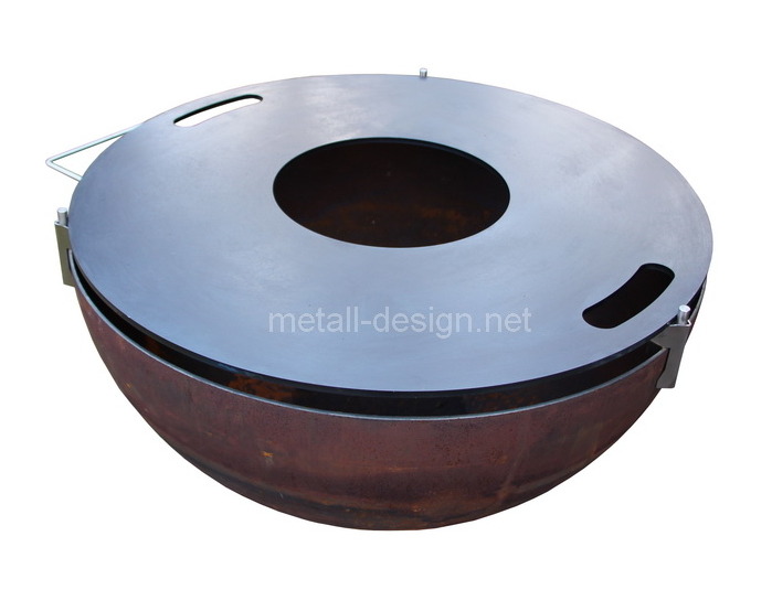 Feuerplatte 80 cm /30 cm /8 mm von inox-24 Metallwaren