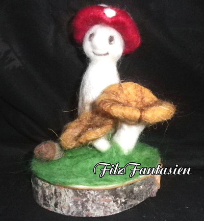 Filzfigur Pilz Filzfigur Pilz von FilzFantasien