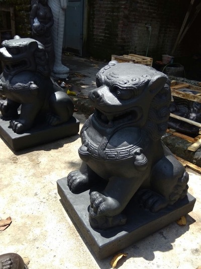 SET Skulptur Löwe Steinskulptur Tempel Wächter Stein Statue Hauswächter Feng Shui Torwächter Design SET Skulptur Löwe Steinskulptur Tempel Wächter Stein Statue Hauswächter Feng Shui Torwächter Design von TARSHOPBALI
