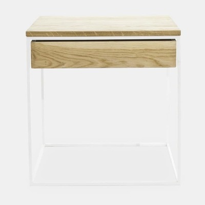 Design Beistelltisch - aus Massivholz und Stahl Design Beistelltisch - aus Massivholz und Stahl von N51E12