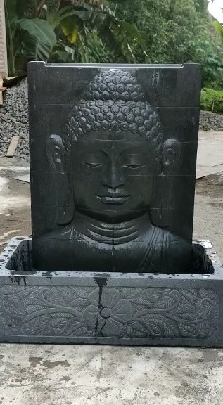 Buddha Relief Brunnen Springbrunnen Zierbrunnen Gartenbrunnen Wasserwand Wasserspiel von TARSHOPBALI
