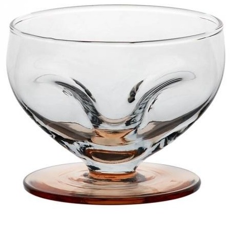 Eiscremeglas Liguria Bambini 8,5cm, Altrosa, Glas Eiscremeglas Liguria Bambini 8,5cm, Altrosa, Glas von CRISTALICA
