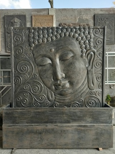 Brunnen Wasserspiel Buddha Gesicht Springbrunnen Wasserwand Wandschmuck Gartenbrunnen Brunnen Wasserspiel Buddha Gesicht Springbrunnen Wasserwand Wandschmuck Gartenbrunnen von TARSHOPBALI