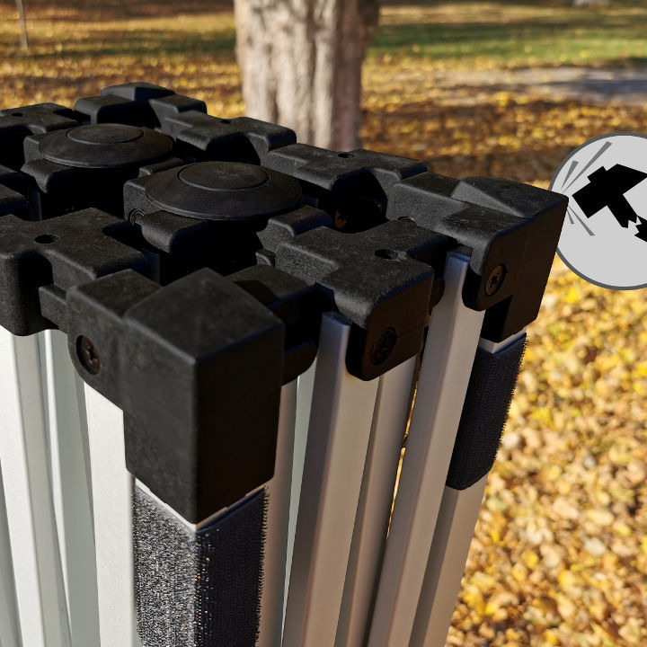 Laube 2x3m Super Aluminium Blau von Brimo