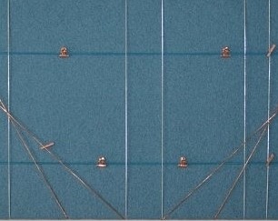 Memoboard - Walk-Filz aqua / 100x50cm Memoboard - Walk-Filz aqua / 100x50cm von Crafted-Line