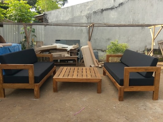 Gartensitzgruppe Teakholz Sofa Outdoor Lounge Couch Outdoorsitzgruppe Loungesofa Gartenmöbel Gartensitzgruppe Teakholz Sofa Outdoor Lounge Couch Outdoorsitzgruppe Loungesofa Gartenmöbel von TARSHOPBALI