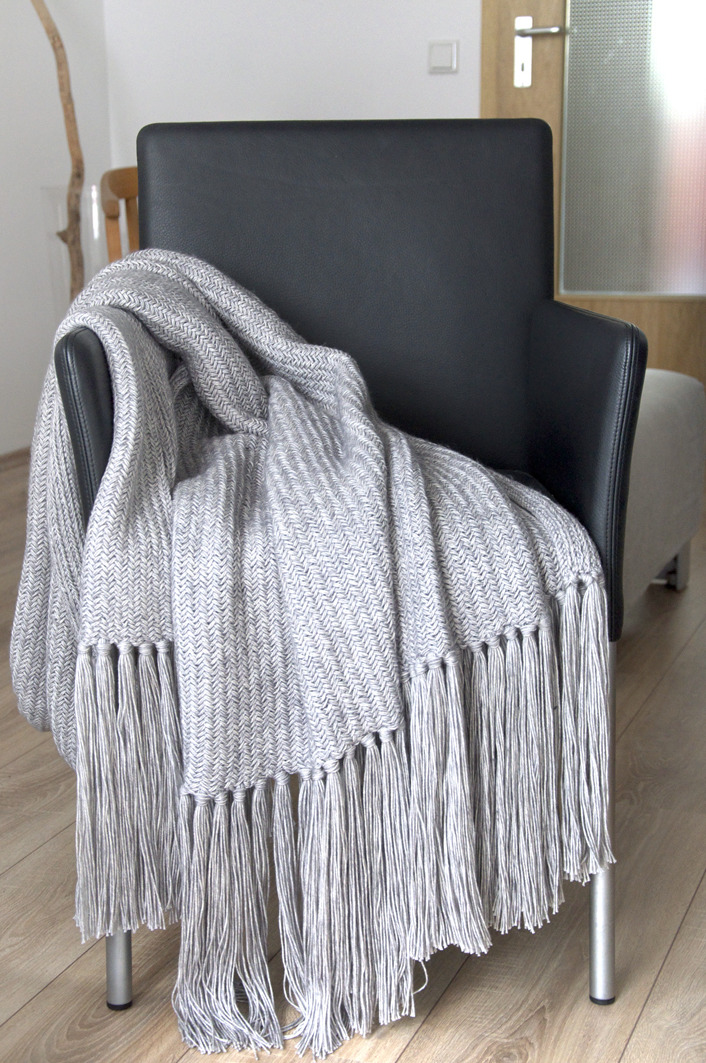 Decke | Blanket „Moon river” von Nebelschnecke
