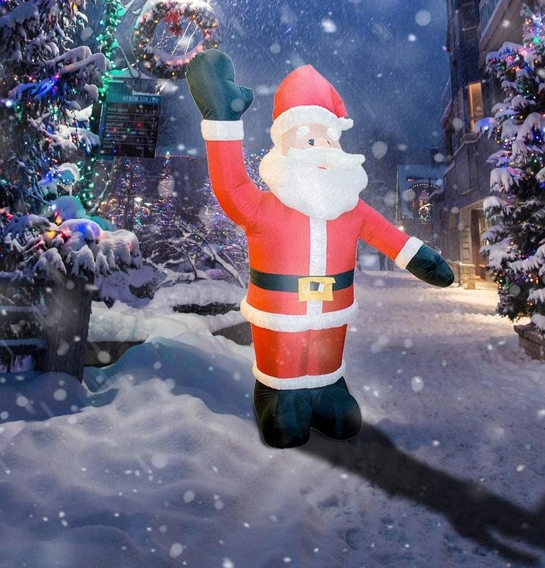 Hengda Aufblasbarer Weihnachtsmann 240cm mit LED beleuchtet geräuscharmes Gebläse Hengda Aufblasbarer Weihnachtsmann 240cm mit LED beleuchtet geräuscharmes Gebläse von HENGDA