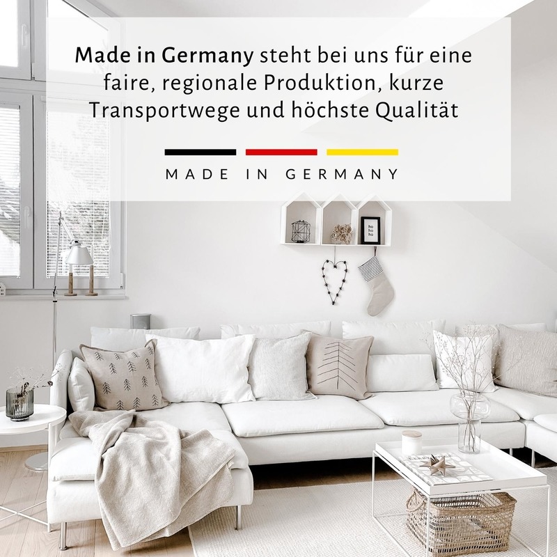 RIEMA Kuscheldecke "Emma" aus 100% Bio-Baumwolle, Made in Germany, malve meliert von RIEMA Germany