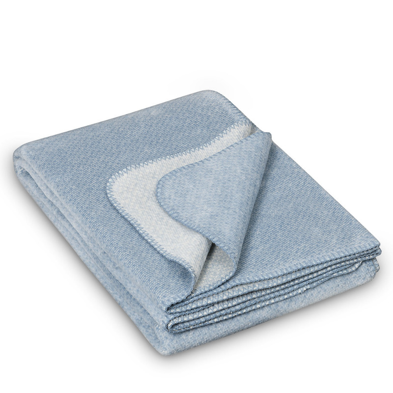 Kuscheldecke "Emma" von RIEMA, aus 100% Bio-Baumwolle, Made in Germany, blau Kuscheldecke "Emma" von RIEMA, aus 100% Bio-Baumwolle, Made in Germany, blau von RIEMA Germany