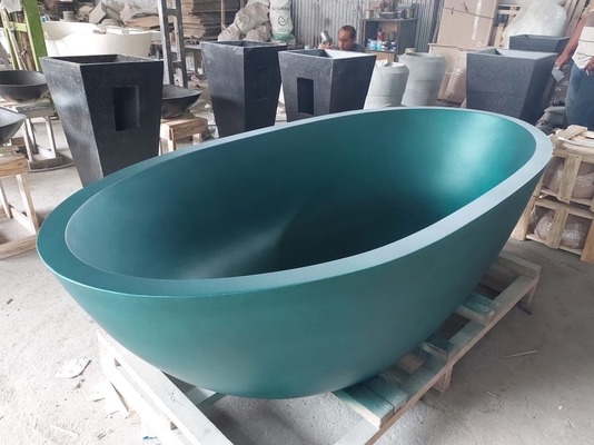Freistehende Badewanne Terrazzo Steinwanne Becken freistehend Badewannen Stein Wanne bathtub tub Freistehende Badewanne Terrazzo Steinwanne Becken freistehend Badewannen Stein Wanne bathtub tub von TARSHOPBALI