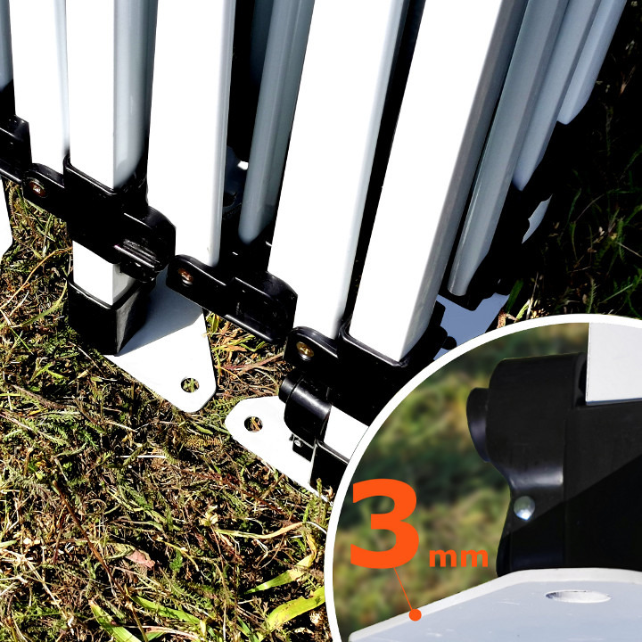 Verkaufszelt 3x6m Schwarz von Brimo