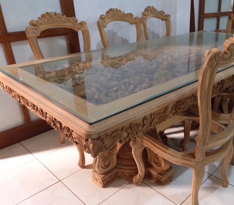 Esstisch Küchentisch Holztisch Teak Holz Wohnzimmertisch Gartentisch Teakholztisch Beistelltisch Kaffeetisch Teakholztische Teaktisch Teakholz wird aus Teakholz von Hand geschnitzt und mit einer Glassplatte geliefert. Dining table Kitchen table Wooden Esstisch Küchentisch Holztisch Teak Holz Wohnzimmertisch Gartentisch Teakholztisch Beistelltisch Kaffeetisch Teakholztische Teaktisch Teakholz wird aus Teakholz von Hand geschnitzt und mit einer Glassplatte geliefert. Dining table Kitchen table Wooden von TARSHOPBALI