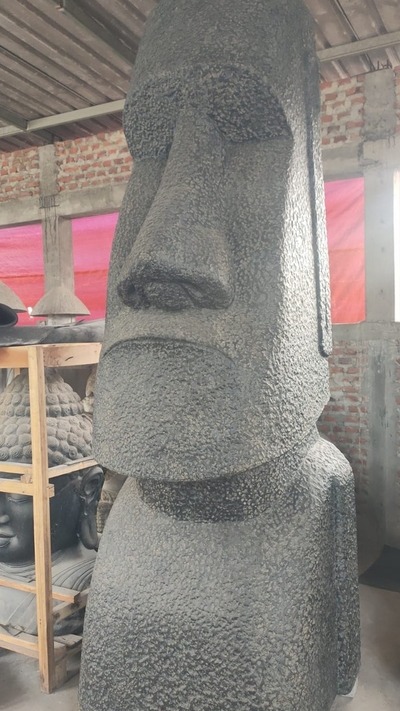 Skulptur Moai Kopf Statue Steinskulptur Rapa Nui Maori Figur Osterinsel Tiki Garten Outdoorskulptur Skulptur Moai Kopf Statue Steinskulptur Rapa Nui Maori Figur Osterinsel Tiki Garten Outdoorskulptur von TARSHOPBALI
