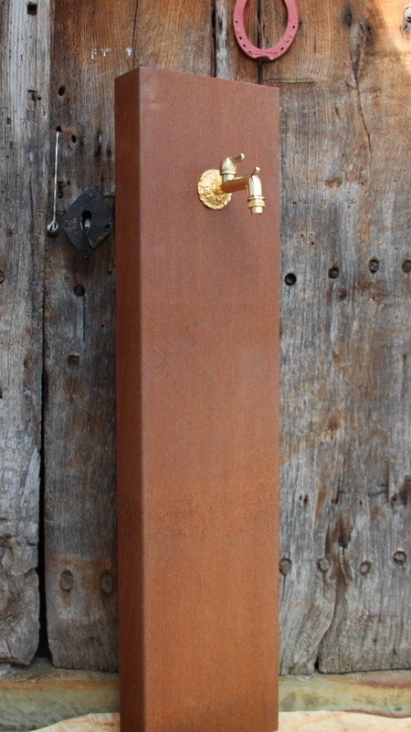 Cortenstahl Corten Wasserzapfstelle Zapfstelle Cortenstahl Corten Wasserzapfstelle Zapfstelle von inox-24 Metallwaren