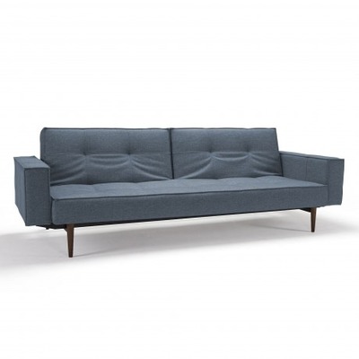 Innovation Splitback Schlafsofa mit Armlehnen Holz dunkel Innovation Splitback Schlafsofa mit Armlehnen Holz dunkel von EIKORA