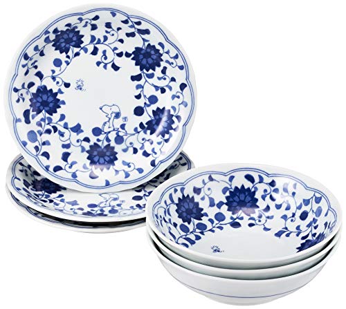 金正陶器(Kaneshotouki) Sunupii 630743 Indigo Arabesque Geschirrtopf, 3 Stück, in Geschenkbox von 金正陶器(Kaneshotouki)