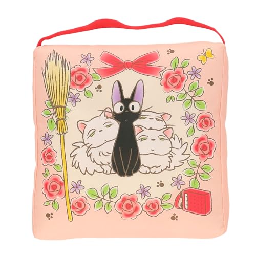 MARUSHIN Kiki's Delivery Service Cushion Jiji & Lily 30 x 30 x 5 cm von マルシン(Marushin)