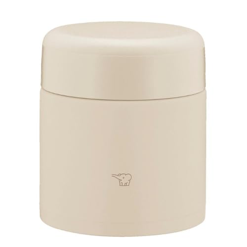 ZOJIRUSHI Zojirushi Mahbin Edelstahl Thermo Suppenglas Lunchglas Nahtlos 298.7 ml (300ml) Beige Integrierter Deckel und Dichtung Leicht zu reinigen 3 Stück Nur Waschen SW-KA30-CM von 象印マホービン(ZOJIRUSHI)
