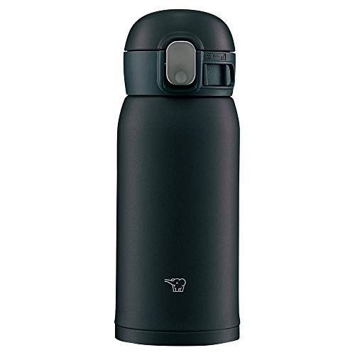 Zojirushi SM-WA36-BA Zojirushi Trinkflasche One-Touch-Edelstahlbecher Seamless 0,36L Schwarz von 象印マホービン(ZOJIRUSHI)