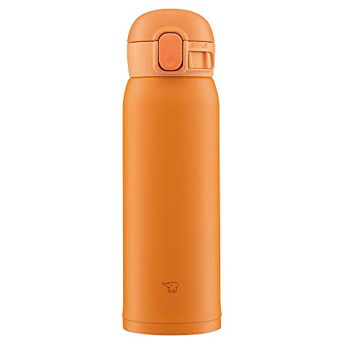 Zojirushi SM-WA48-DA Trinkflasche One-Touch-Edelstahlbecher Seamless 0,48L Orange von 象印マホービン(ZOJIRUSHI)