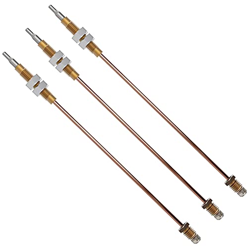 3 Stück hochwertige Thermoelemente Zündsicherung 223 mm biegsam mit Befestigungsmuttern Premiumqualität Thermoelement Gasgrill Zuendsicherung Gastrobraeter Ersatzteil Gashahn Grill Gas Grills 3 Stück hochwertige Thermoelemente Zündsicherung 223 mm biegsam mit Befestigungsmuttern Premiumqualität Thermoelement Gasgrill Zuendsicherung Gastrobraeter Ersatzteil Gashahn Grill Gas Grills von YOURGRILL