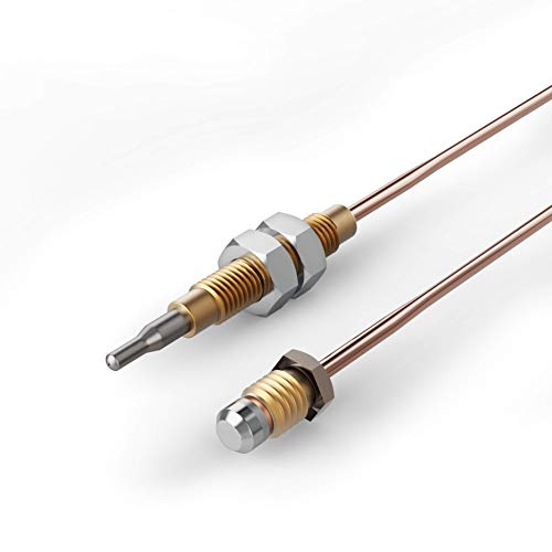 Premium Thermoelement Zündsicherung 220 mm biegsam mit Befestigungsmuttern von YOURGRILL