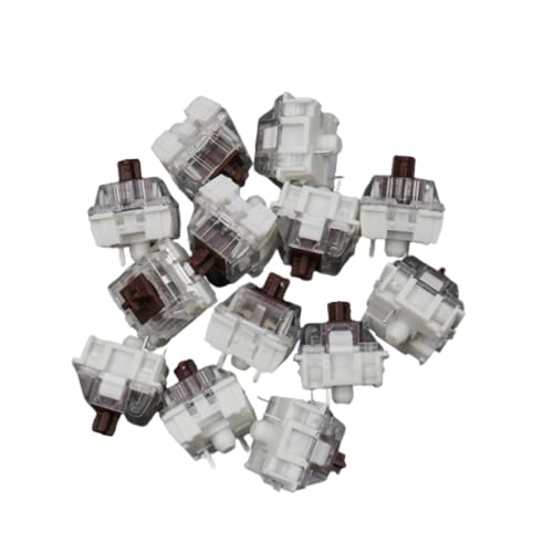 100 Stück 3 Poliger Schalter für Mechanische MX Tastatur, CIY Buchsen SMD (Braun) von 通用