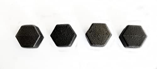 4 Pack DIY De-greased black Malleable iron hexigon cap 3/4" with anticorrosive coating von 通用