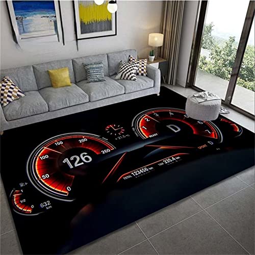 通用 Auto Armaturenbrett Teppich Motorrad Teppich für Wohnzimmer Teppich Badematte Kreative Fußmatte Teppiche für Schlafzimmer Pelzige Matte Kinderzimmer Teppich Gaming Zone (100 x 200 cm, Multi 2) von 通用