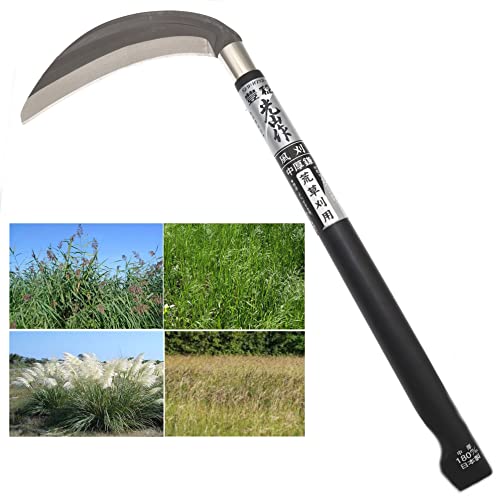 Cocktail7 Handsichel mit Dicker japanischer Klinge Chromax Stahl Mähen Größe Mähen Hartgras Unkrautvernichtung Gartenwerkzeug Gartenarbeit Sichel Hergestellt in Japan Cocktail7 Handsichel mit Dicker japanischer Klinge Chromax Stahl Mähen Größe Mähen Hartgras Unkrautvernichtung Gartenwerkzeug Gartenarbeit Sichel Hergestellt in Japan von 豊稔企販