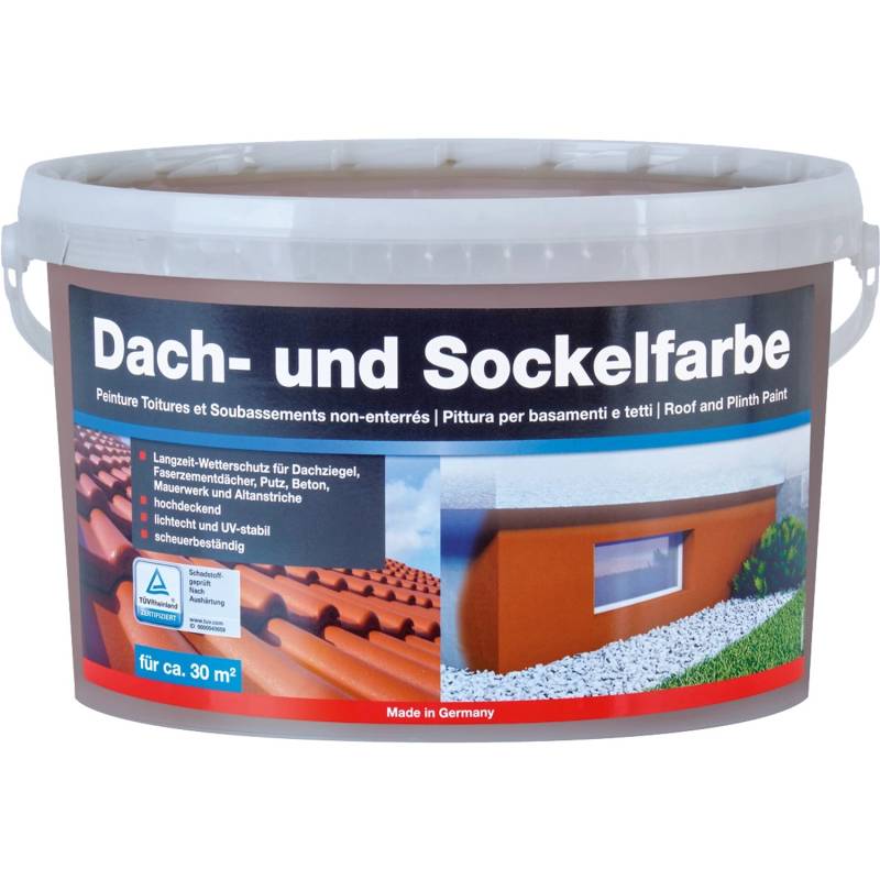 Dach- und Sockelfarbe Havanna 5 l von -