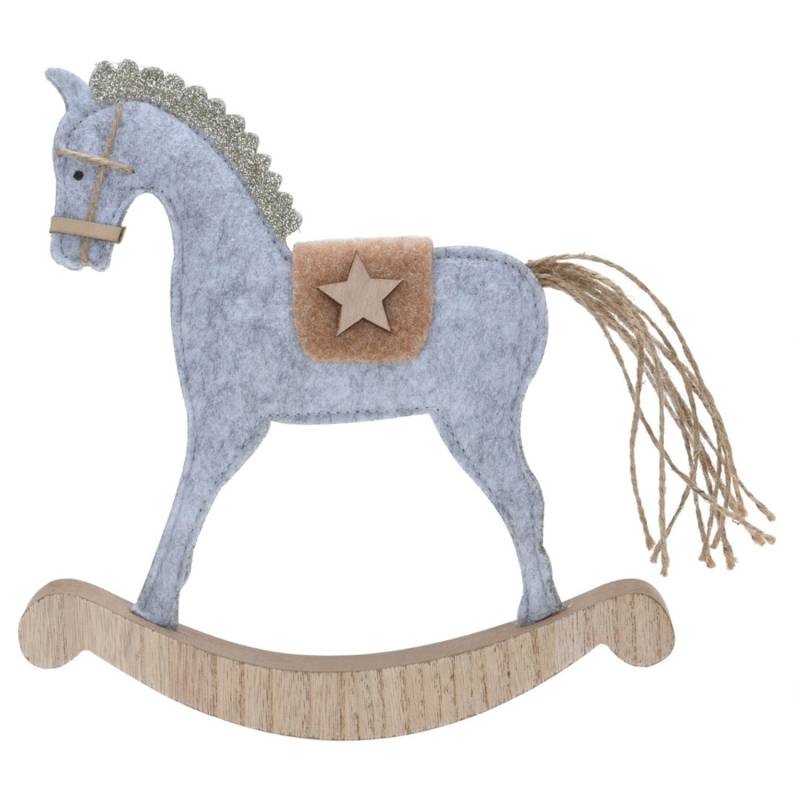 Deko Aufsteller Schaukelpferd Holz 22 cm 2-fach sortiert Deko Aufsteller Schaukelpferd Holz 22 cm 2-fach sortiert von -