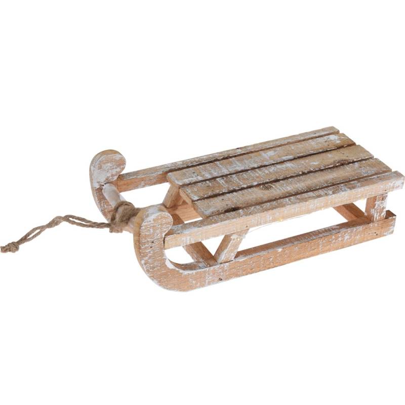Deko Schlitten Holz mit LED Deko Schlitten Holz mit LED von -