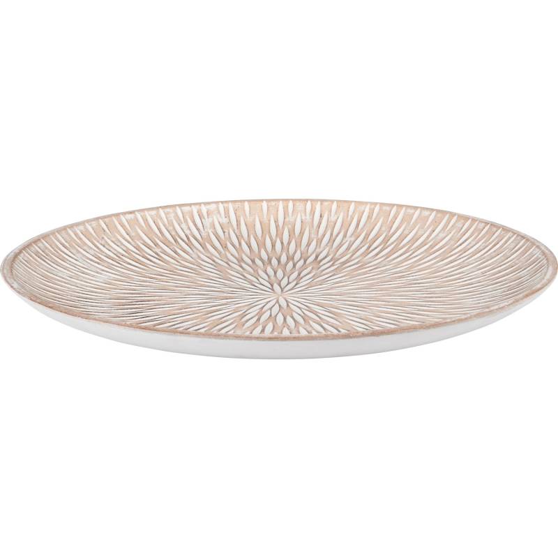 Deko-Tablett Desert Flower Ø 39,5 cm Natur von -