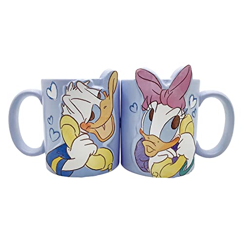 Disney Donald Duck & Dizzy Duck Tasse 2er Set ca. 300 ml SAN4078 von サンアート