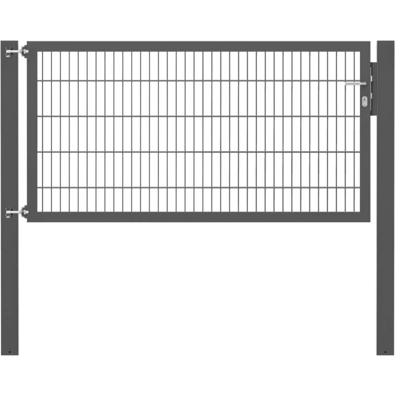 Einzeltor Flexo Plus 200 cm x 100 cm Pfosten 100 cm x 100 cm Anthrazit von -
