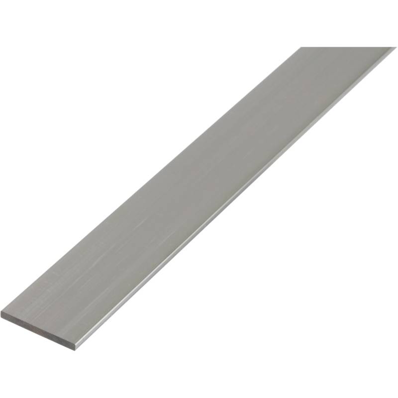 Flachstange Alu Silberfarbig eloxiert 3 mm x 60 mm x 2000 mm von -