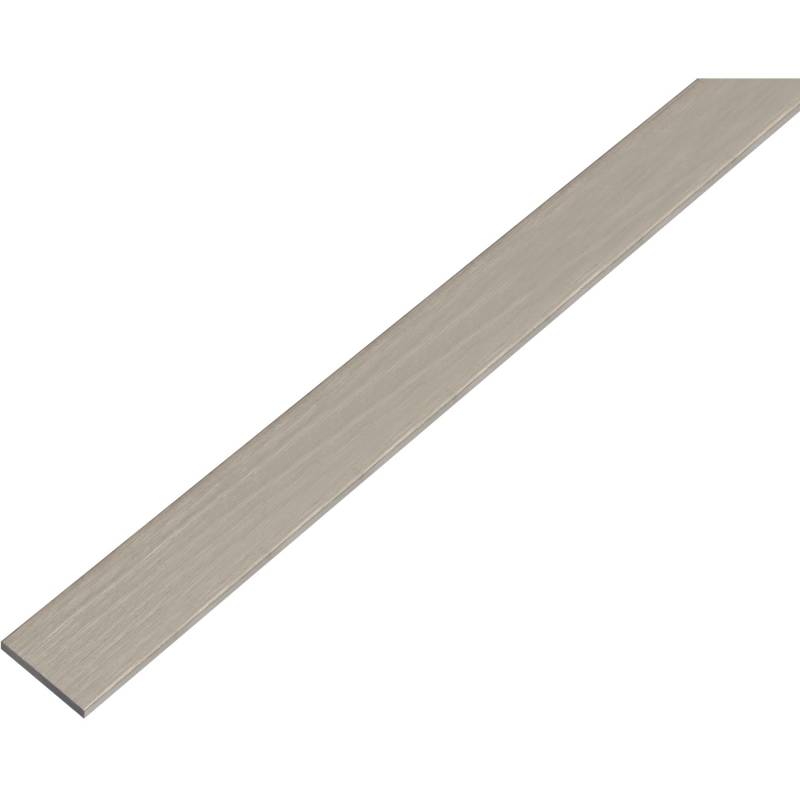 Flachstange Selbstklebend Alu Edelstahldesign Dunkel 20 mm x 2 mm x 1000 mm von -