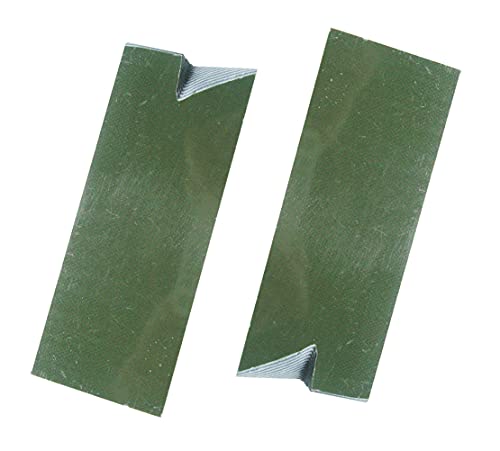 通用 G10 Schuppenmesser Griffmaterial Messermacher Schwert DIY Platten Griffe Micarta Rohlinge Plattenmaterial, 2er Pack (Armeegrün) von 通用