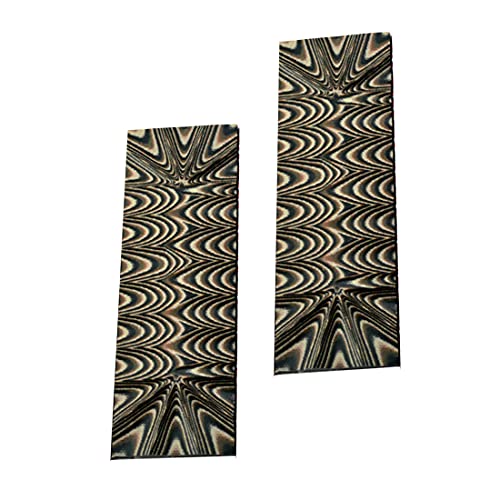 通用 G10 Schuppenmesser Griffmaterial Messermacher Schwert DIY Platten Griffe Micarta Rohlinge Plattenmaterial, 2er Pack (Kaffee) von 通用