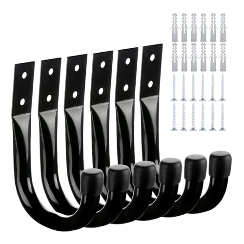 Garagen-Aufbewahrungshaken – Hof-Werkzeugregal | Wandaufbewahrungshaken | 6er-Set | Schaufelaufhänger Set Garage Utility Haken Heavy Duty Wandaufhänger Organizer Motorrad Kajak Leiter Garagen-Aufbewahrungshaken – Hof-Werkzeugregal | Wandaufbewahrungshaken | 6er-Set | Schaufelaufhänger Set Garage Utility Haken Heavy Duty Wandaufhänger Organizer Motorrad Kajak Leiter von ノーブランド品
