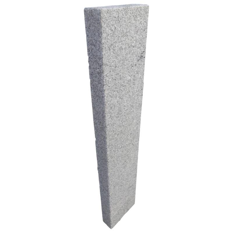 Granit Palisade Grau gesägt und geflammt mit Fase 10 x 25 x 75 cm von -